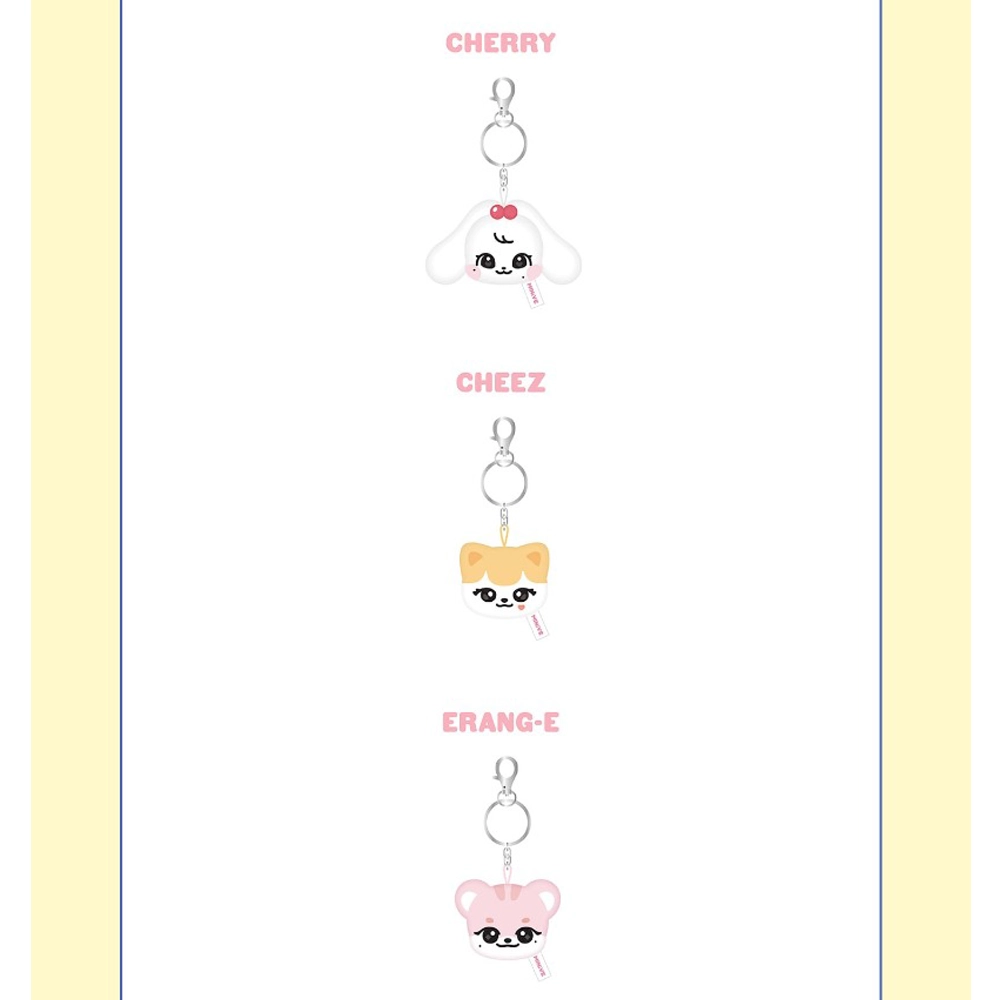 IVE - MINI FACE KEYRING (WELCOME TO MINIVE SCHOOL OFFICIAL MD) 2