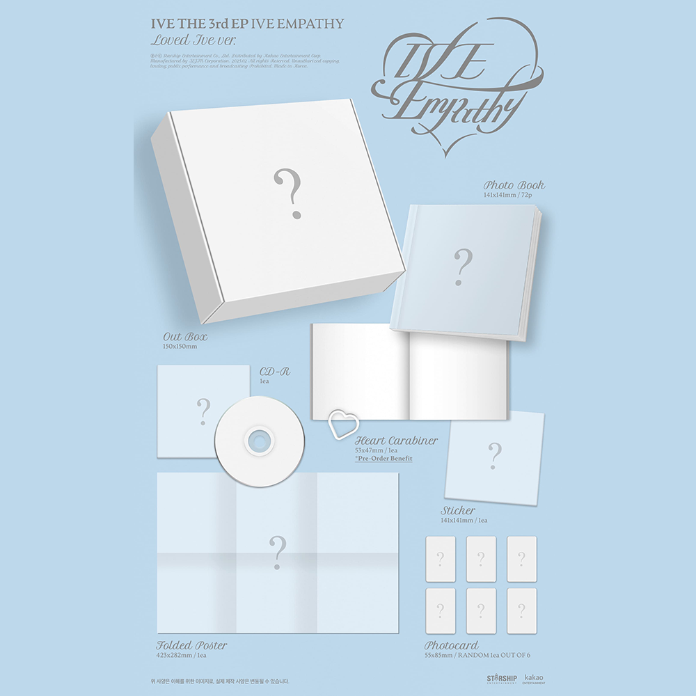 IVE 3RD EP ALBUM IVE EMPATHY (LOVED IVE VER.) LIMITED VERSION 1