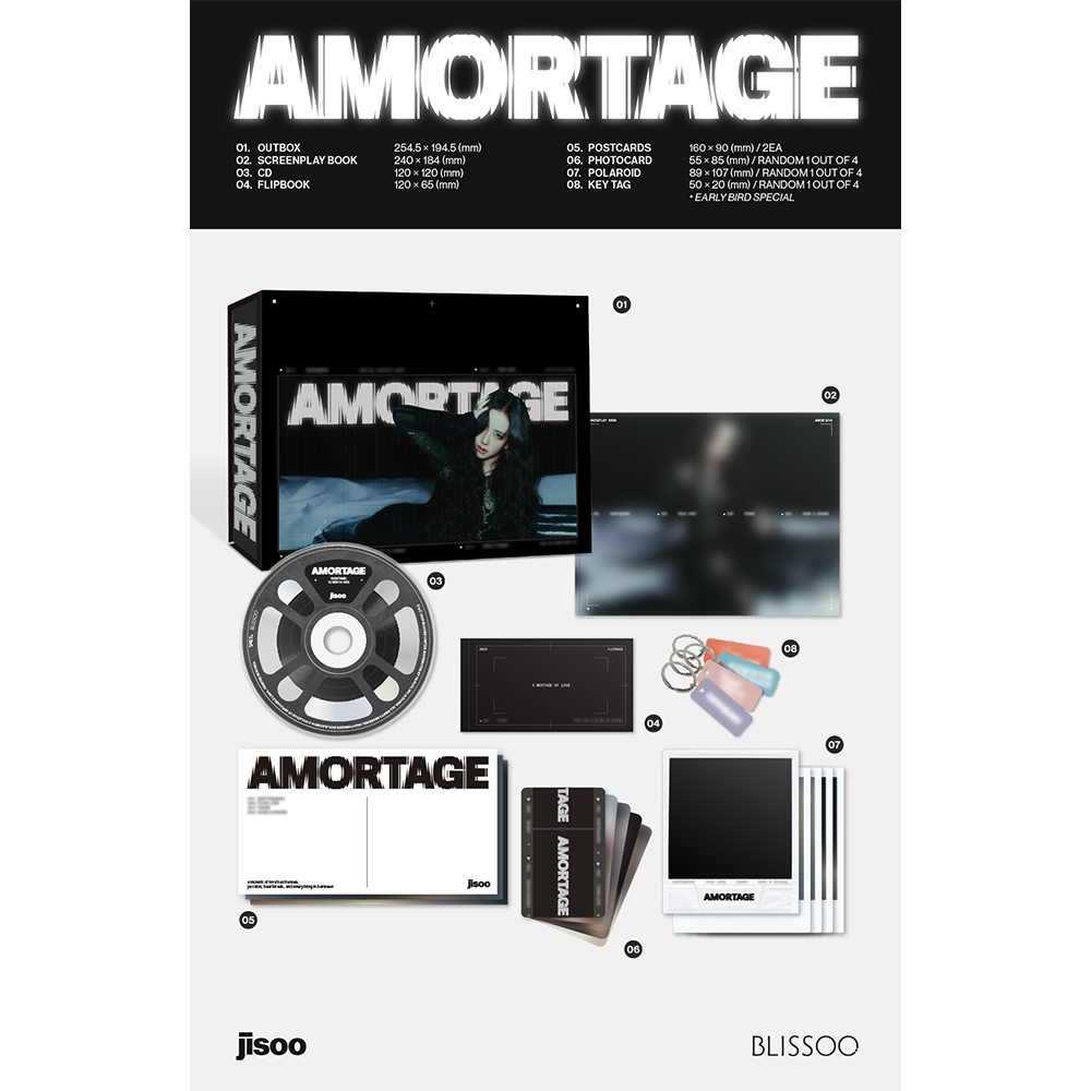 JISOO (BLACKPINK) - AMORTAGE (EXCLUSIVE EDITION) 3