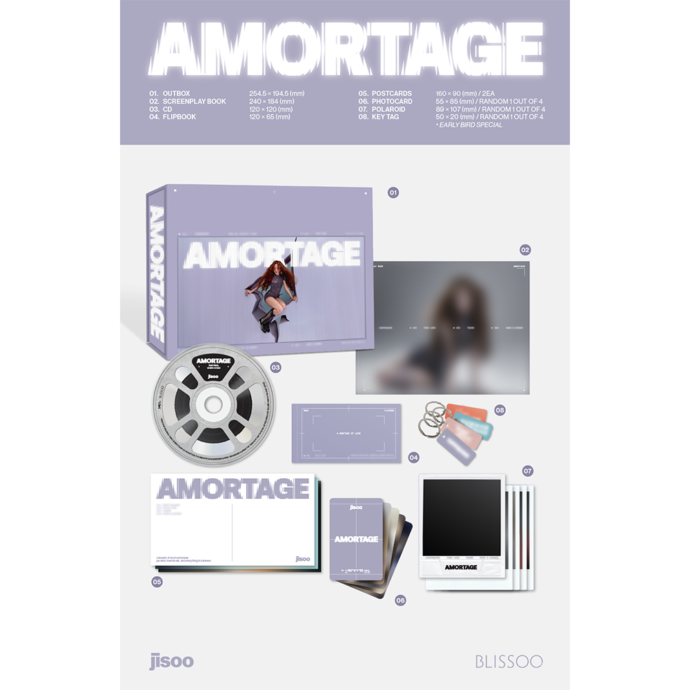 JISOO (BLACKPINK) - AMORTAGE (EXCLUSIVE EDITION) 2