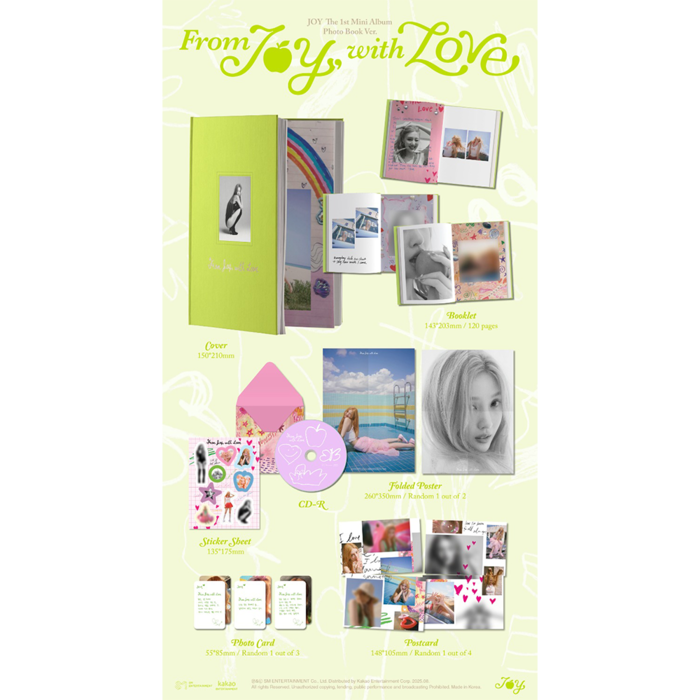 JOY (RED VELVET) - FROM JOY, WITH LOVE (PHOTOBOOK VER)