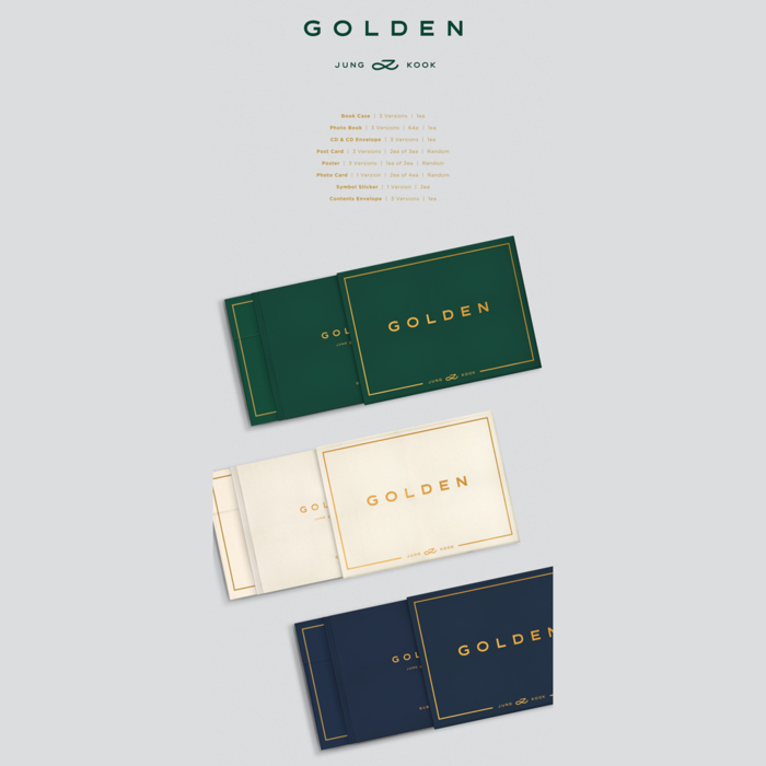JUNG KOOK (BTS) - 1ST SOLO ALBUM GOLDEN
