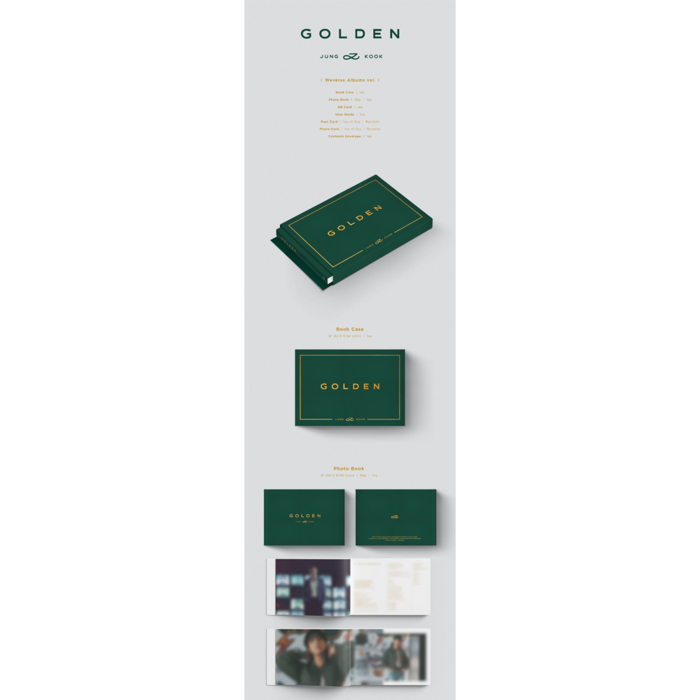 JUNGKOOK (BTS) - GOLDEN (WEVERSE ALBUMS VER)