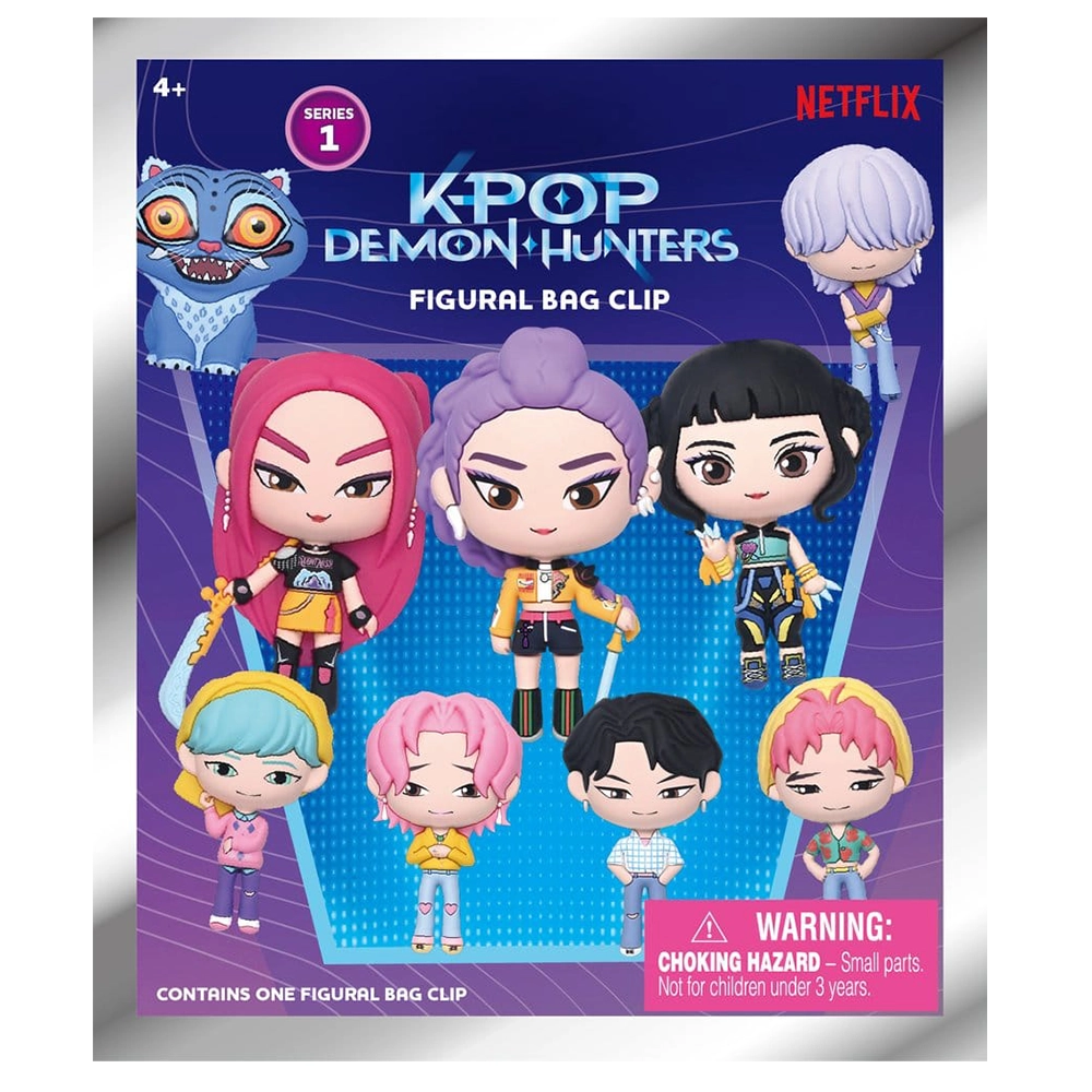 K-Pop Demon Hunters 3D Foam Bag Clips Series 1 (Mystery Box) 0