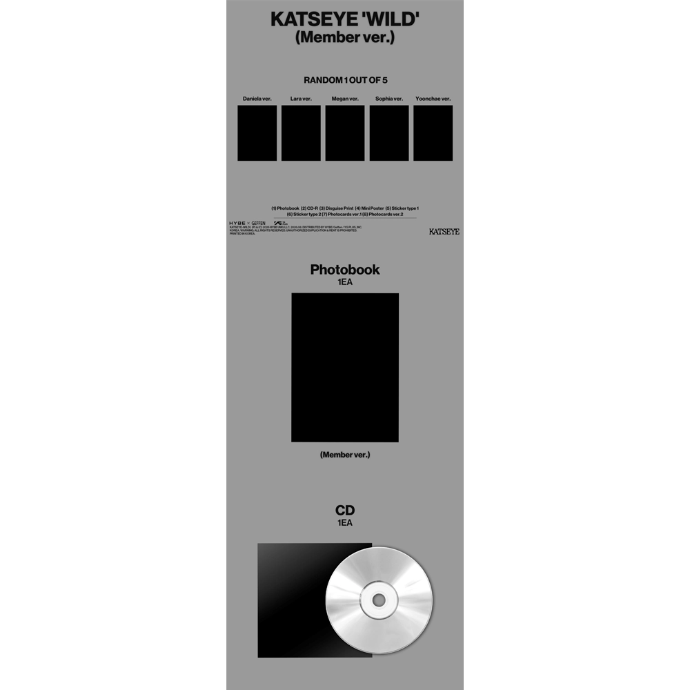 KATSEYE - WILD (MEMBER VER)