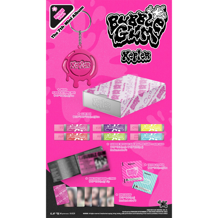 KEP1ER - BUBBLE GUM (RUSH VER)