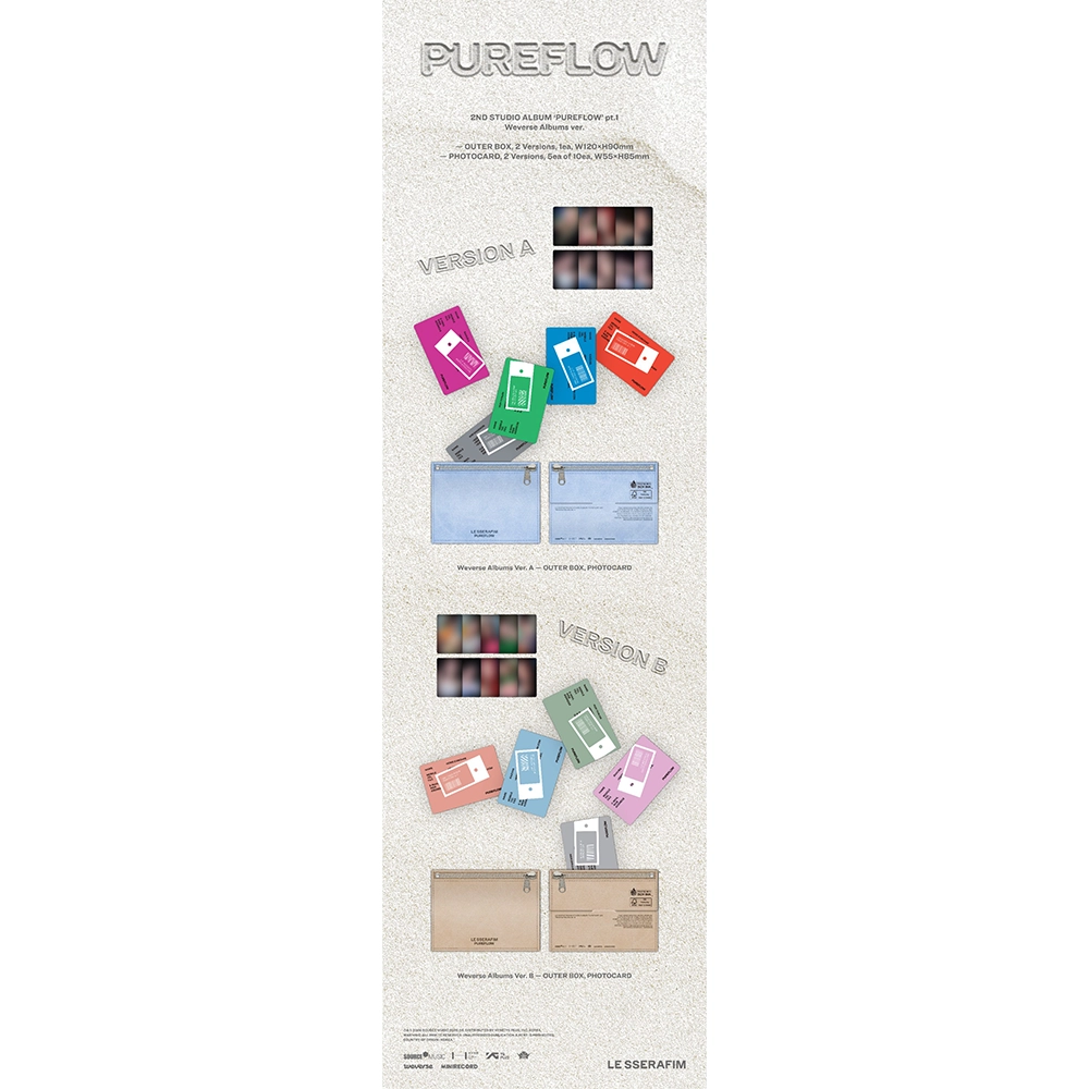 LE SSERAFIM - PUREFLOW PT.1 (WEVERSE ALBUMS VER)