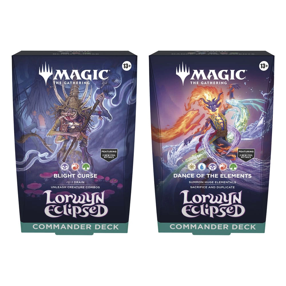 Magic the Gathering Lorwyn Eclipsed Commander Decks