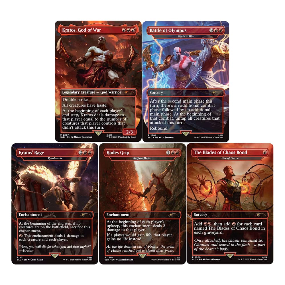 Magic the Gathering Secret Lair x PlayStation God of War: Greek