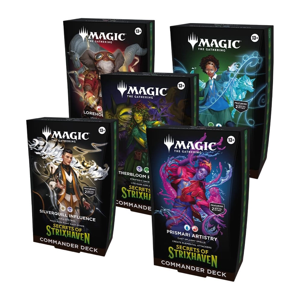 Magic the Gathering Secrets of Strixhaven Commander Decks
