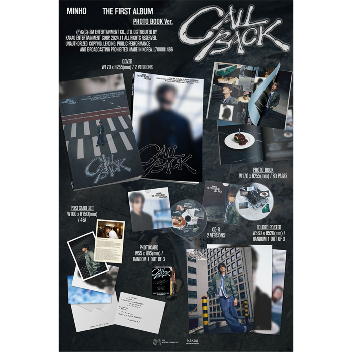 MINHO (SHINEE) - CALL BACK (PHOTOBOOK VER)