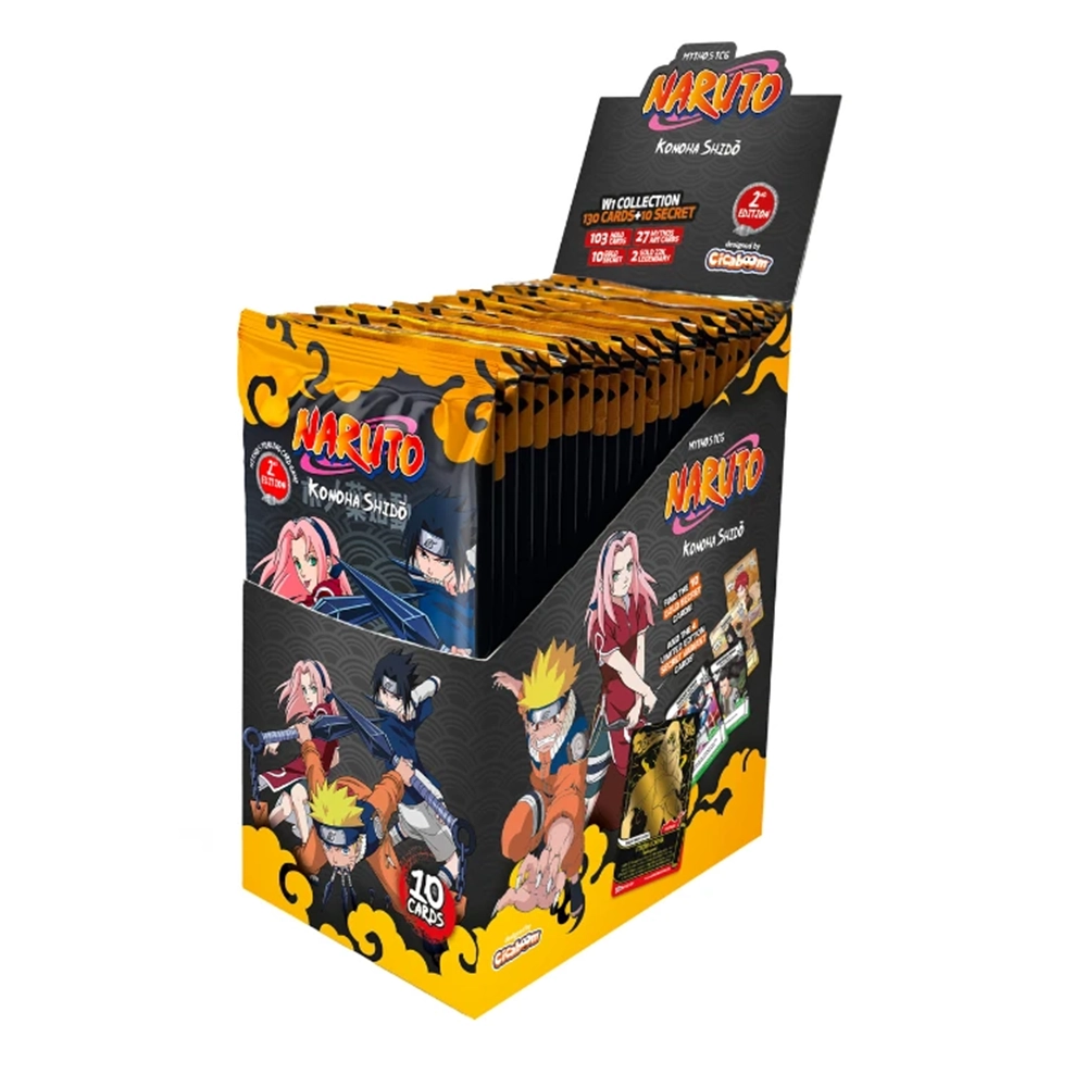 Naruto Mythos TCG - First Set Booster Display (24 Packs – 2nd Edition)