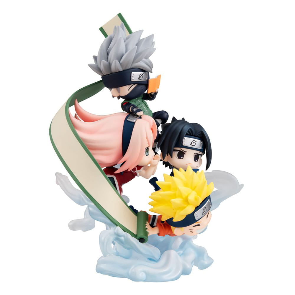 Naruto Shippuden FigUnity PVC Mini Statue Gather here Team 7 13 cm (with gift) 2