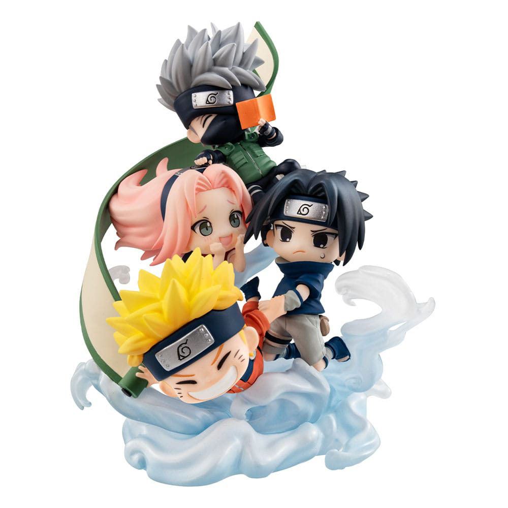 Naruto Shippuden FigUnity PVC Mini Statue Gather here Team 7 13 cm (with gift) 3