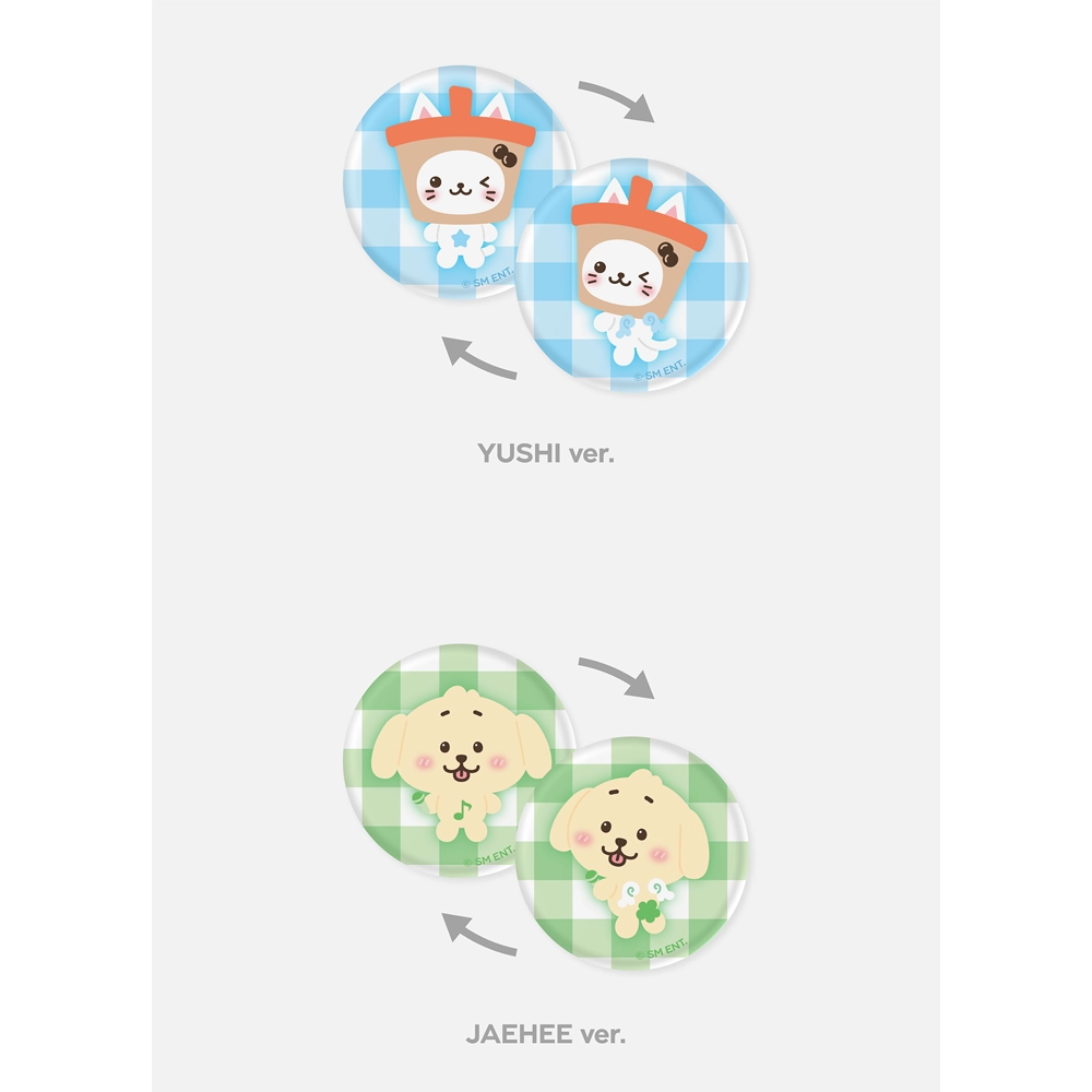NCT WISH - RANDOM WISH DOLL LENTICULAR PIN BUTTON (FIND YOUR COLOR POP UP MD) 3