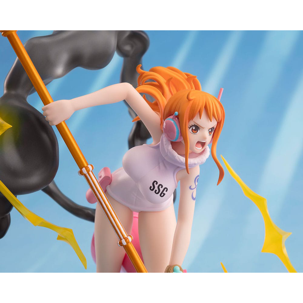 One Piece Figuarts ZERO Extra Battle PVC Statue Nami Lightning Blast 17 cm 3