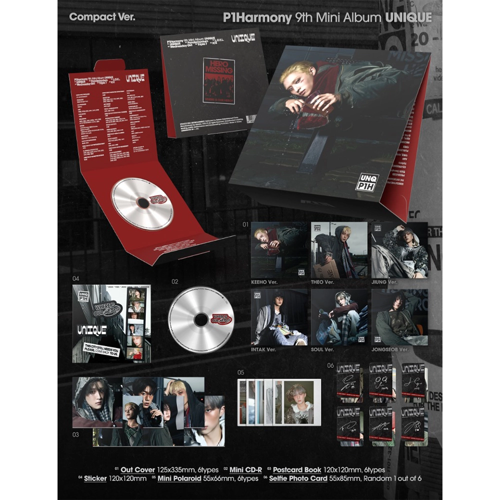 P1HARMONY - UNIQUE (COMPACT VER)