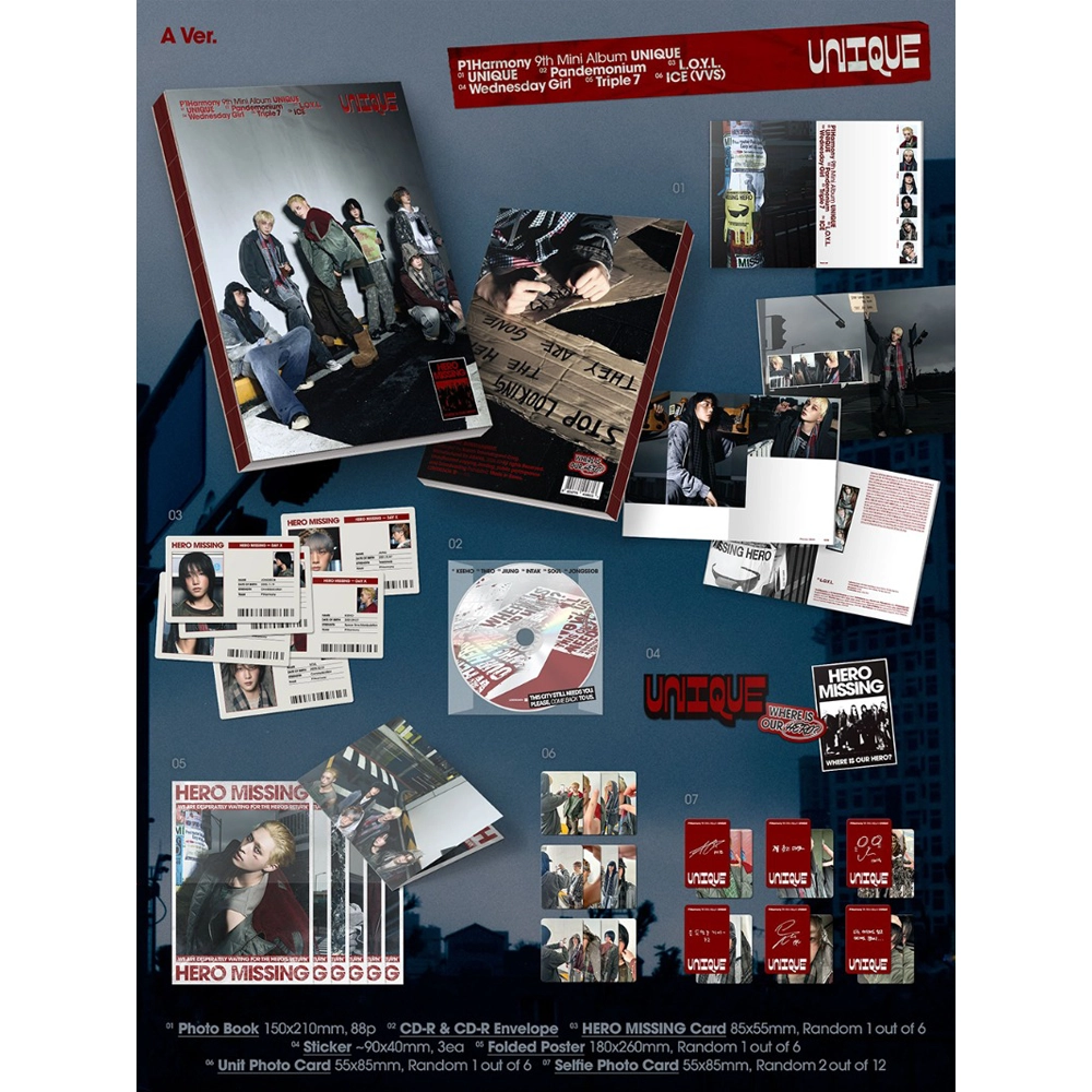 P1HARMONY - UNIQUE (PHOTOBOOK VER)