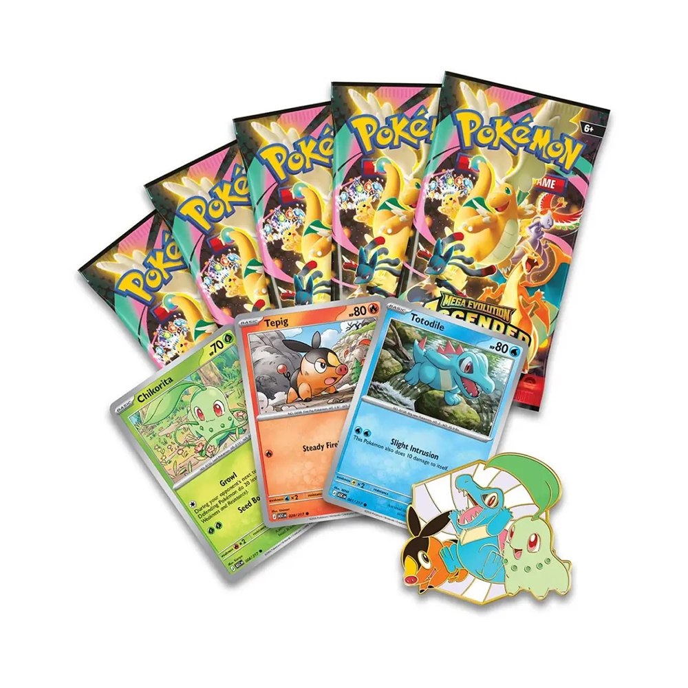 Pokémon TCG - Ascended Heroes - First Partners Deluxe Pin Collection