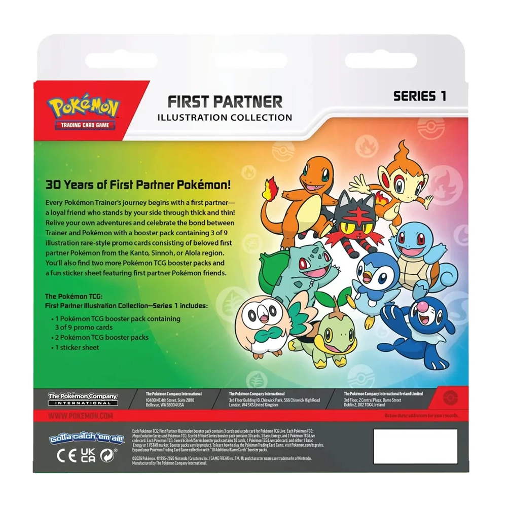 Pokémon TCG - First Partner Illustration Collections Series 1 2