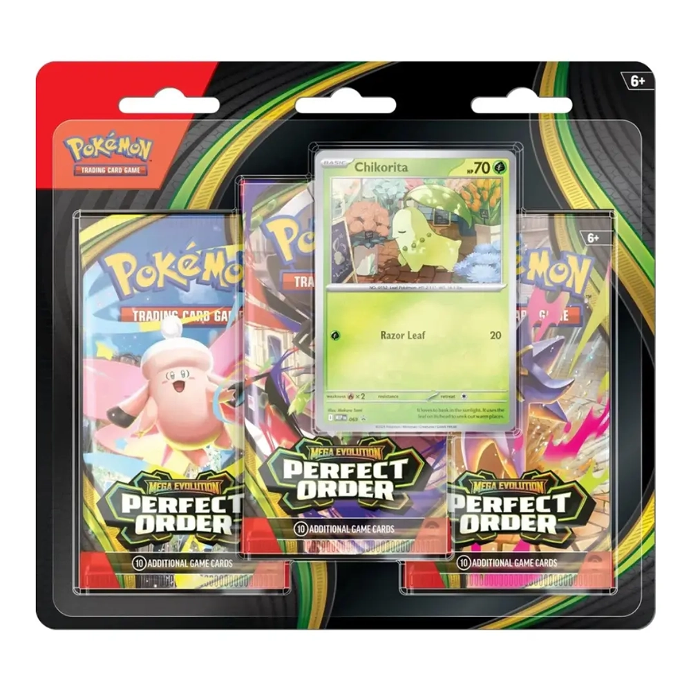 Pokémon TCG - Perfect Order - 3-Pack Blister Chikorita