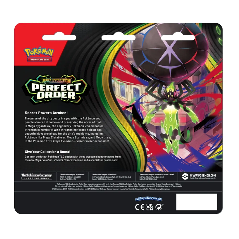 Pokémon TCG - Perfect Order - 3-Pack Blister Chikorita 1