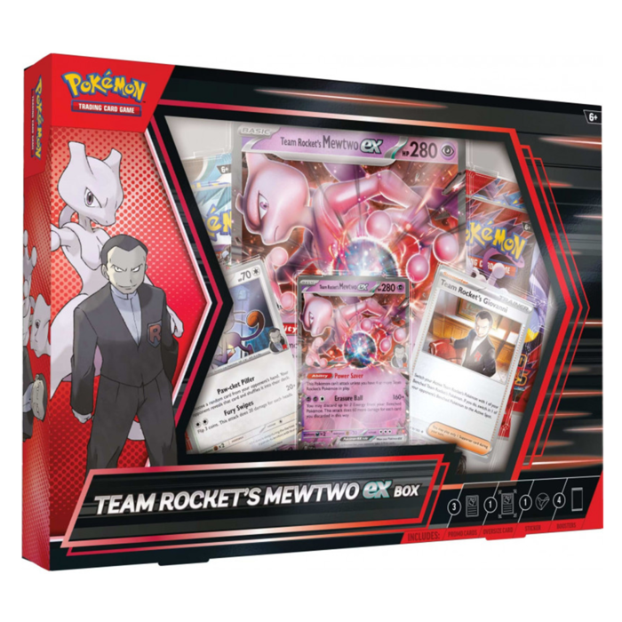 Pokémon TCG - Team Rocket’s Mewtwo ex Box