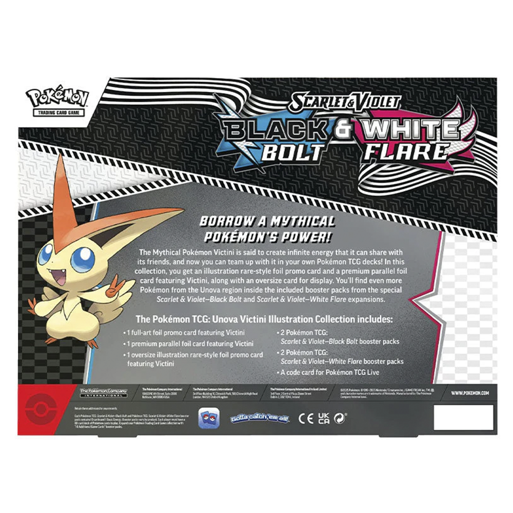 Pokmon TCG - Scarlet & Violet Black Bolt & White Flare Unova Victini Illustration Collection Pokmon TCG - Scarlet & Violet Black Bolt & White Flare Unova Victini Illustration Collection