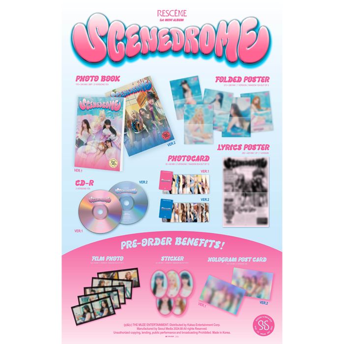 RESCENE - SCENEDROME 1ST MINI ALBUM