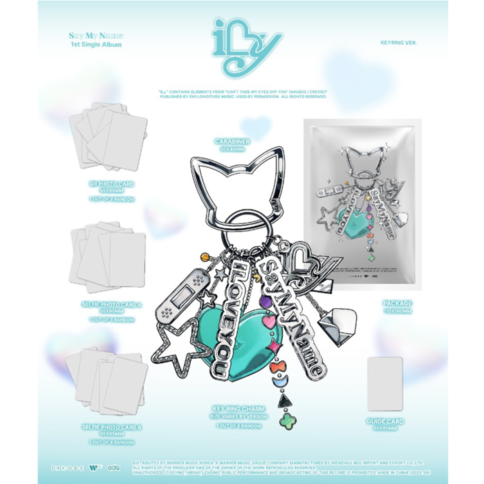 SAY MY NAME - ILY (KEYRING VER)