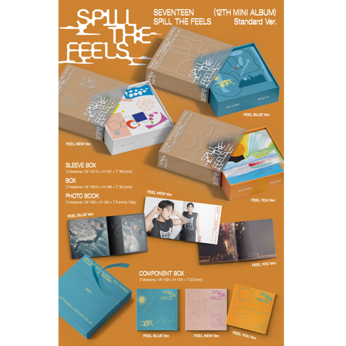 SEVENTEEN - 12th MINI ALBUM SPILL THE FEELS
