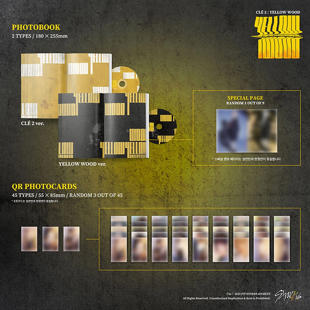 STRAY KIDS - CLE2: YELLOW WOOD (NORMAL VER) 2