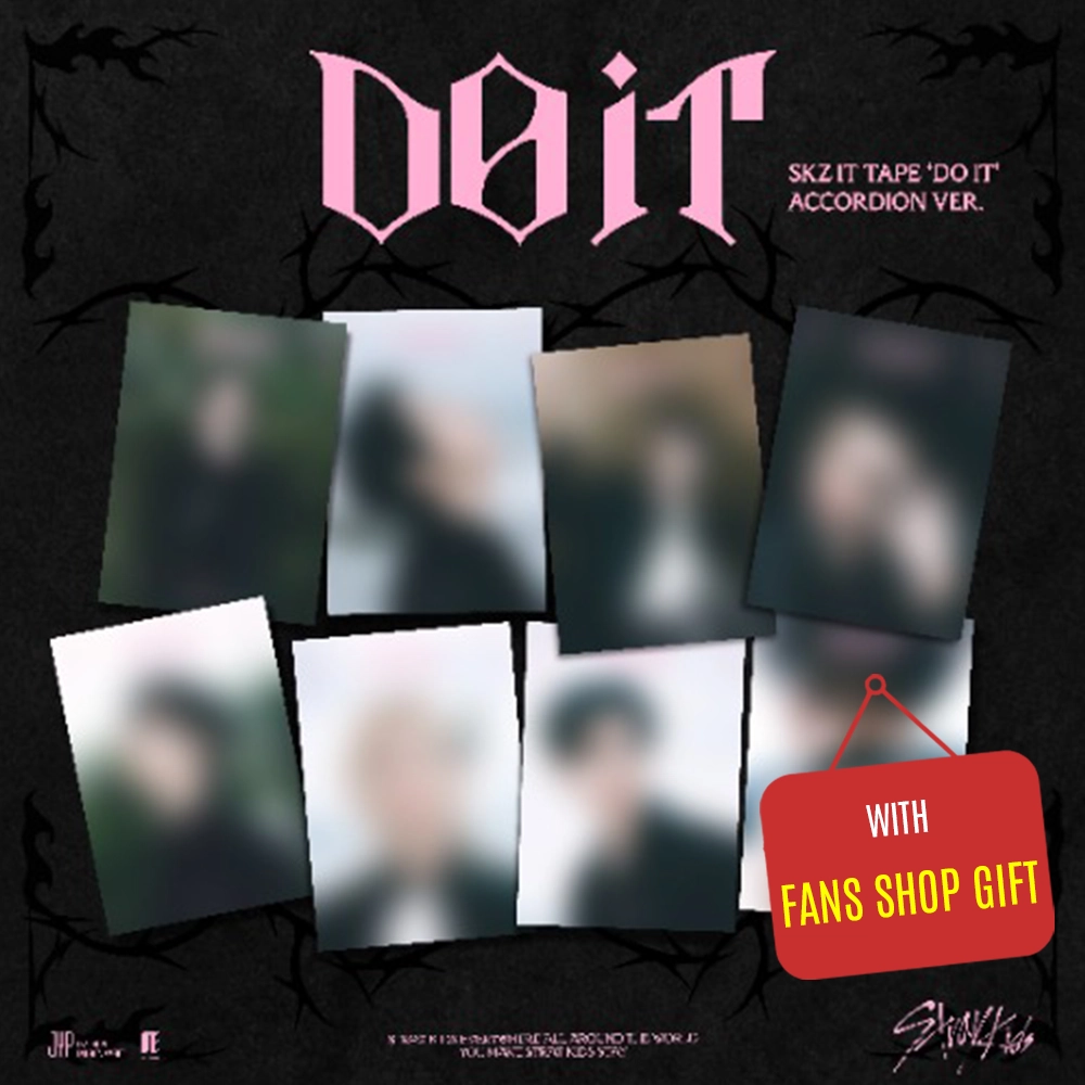 STRAY KIDS - DO IT (ACCORDION VER) + FANS SHOP GIFT 0