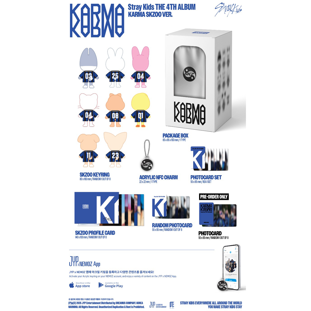 STRAY KIDS - KARMA (SKZOO VER) + ALADIN GIFT