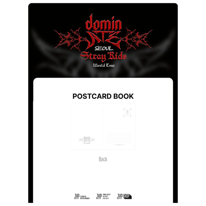 STRAY KIDS - dominATE SEOUL WORLD TOUR OFFICIAL MD POSTCARD BOOK - SEUNGMIN