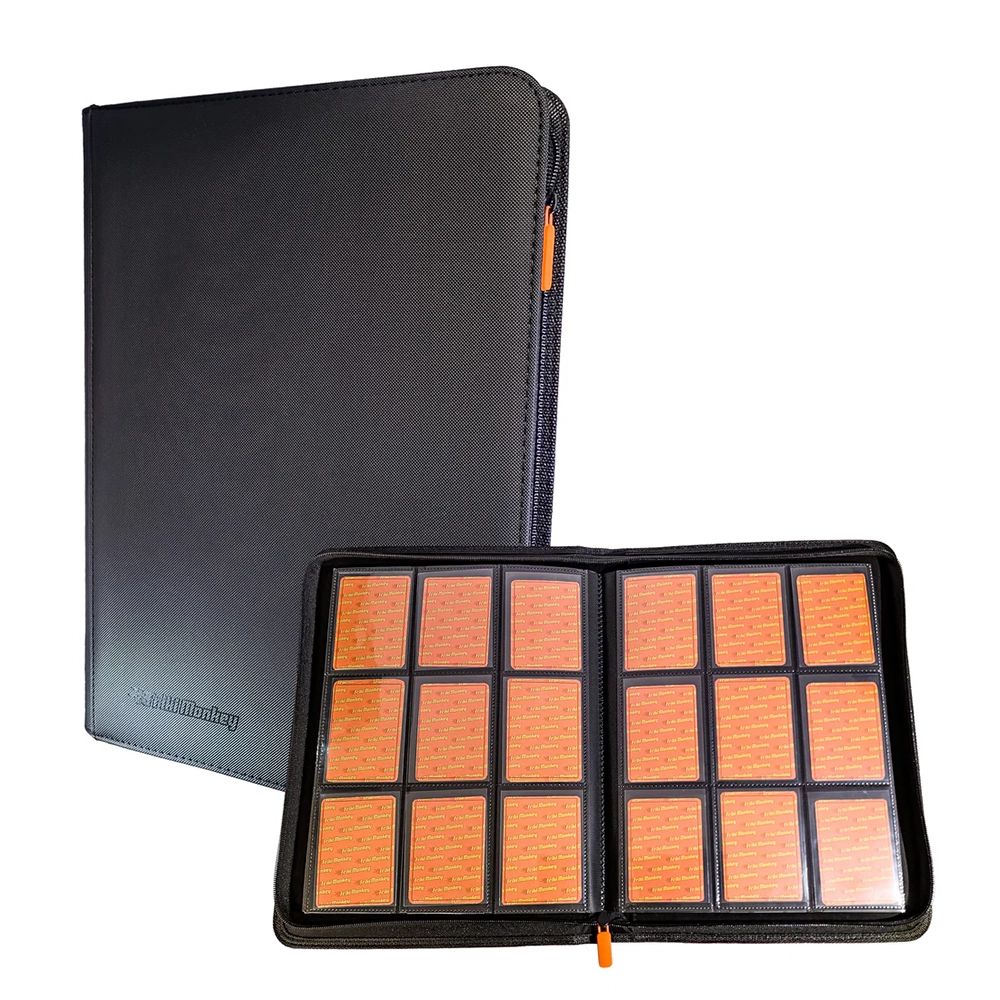TCG Card Album 3×3 – 360 Card Capacity with Zipper