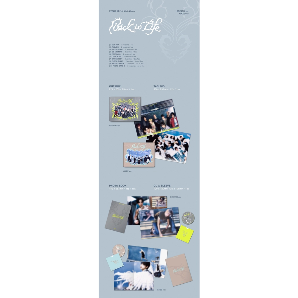 &TEAM - BACK TO LIFE (1ST KOREAN MINI ALBUM) 1