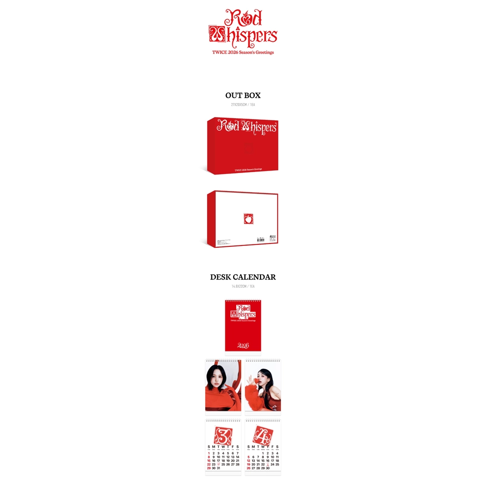 TWICE - 2026 SEASON'S GREETINGS (RED WHISPERS)