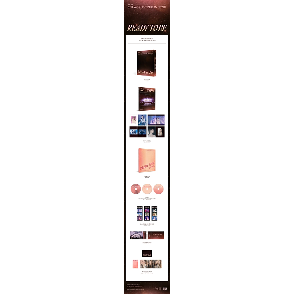 TWICE - 5TH WORLD TOUR IN SEOUL READY TO BE (DVD) 1