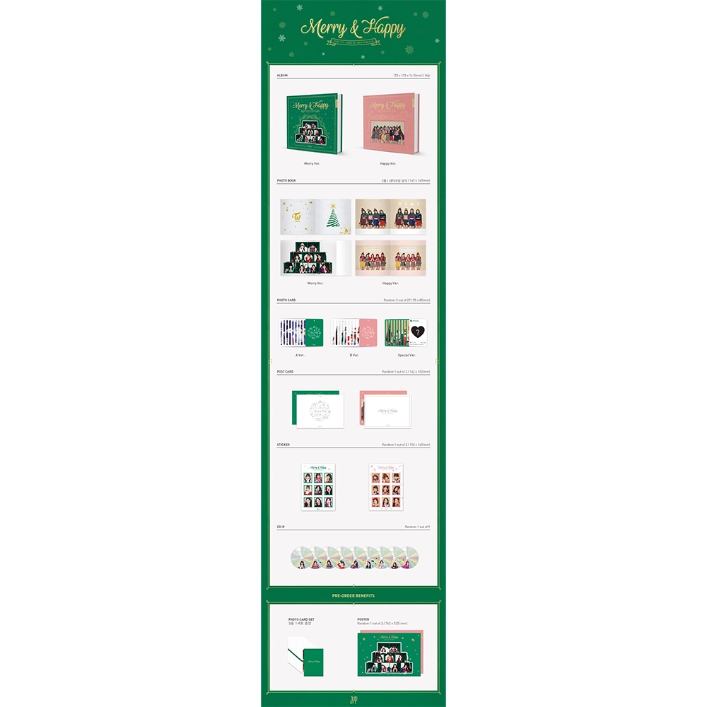 TWICE - MERRY & HAPPY (1st ALBUM REPACKAGE)