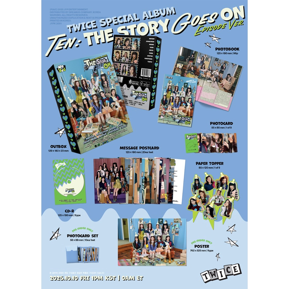 TWICE - TEN: THE STORY GOES ON (EPISODE VER)