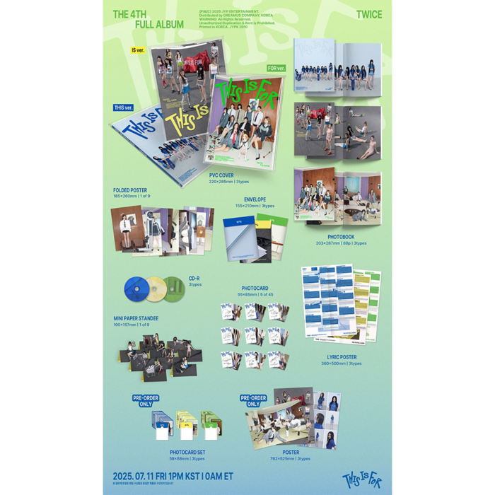 TWICE - THIS IS FOR (+Extra Photocards)