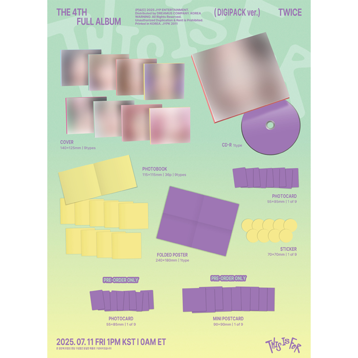 TWICE - THIS IS FOR (DIGIPACK VER)