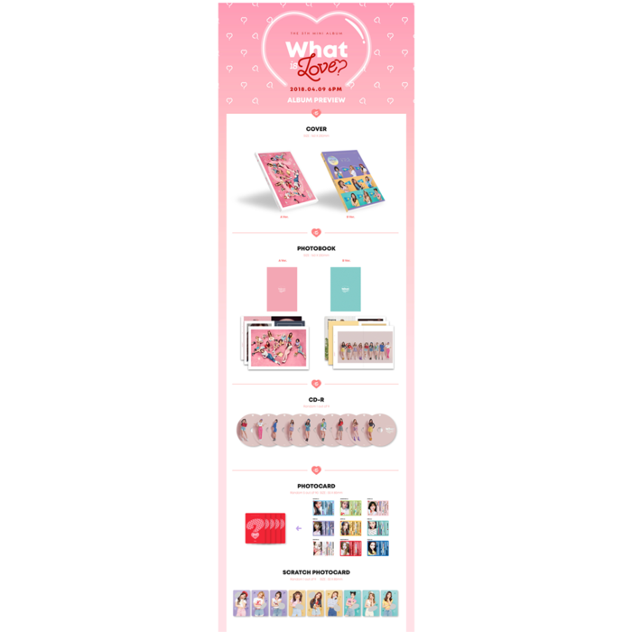 TWICE - WHAT IS LOVE? (5TH MINI ALBUM)