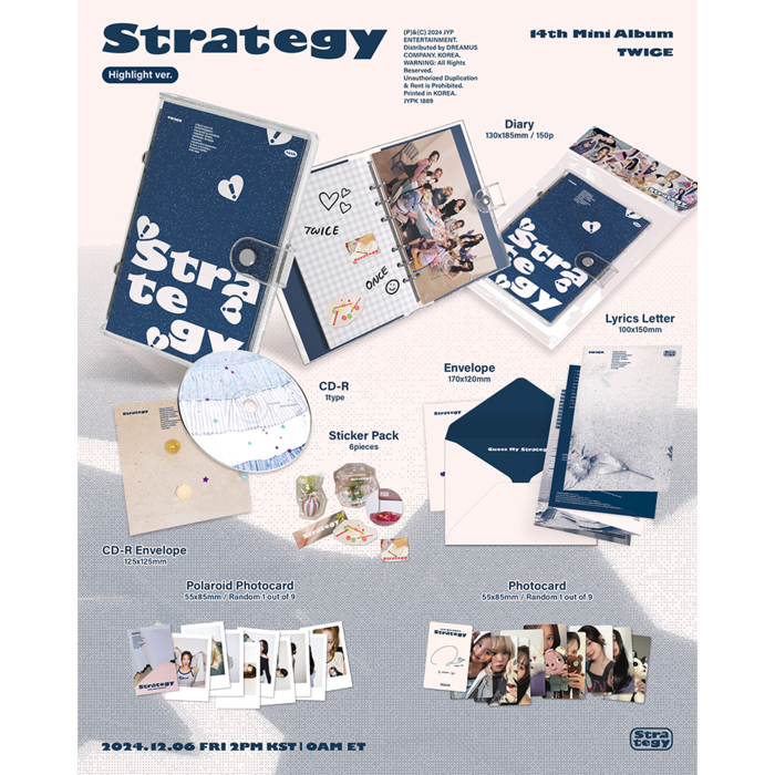 TWICE 14th MINI ALBUM STRATEGY HIGHLIGHT VER