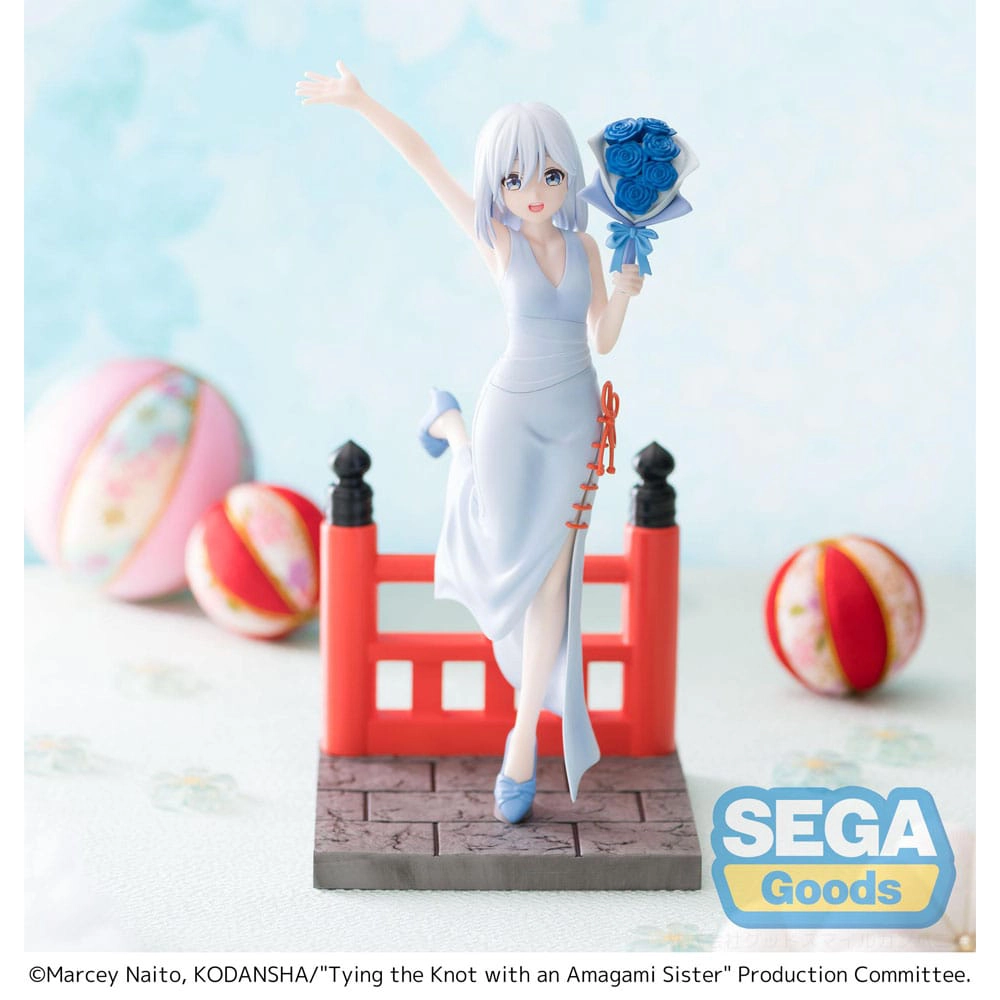Tying the Knot with an Amagami Sister Luminasta PVC Statue Asahi Amagami 18 cm