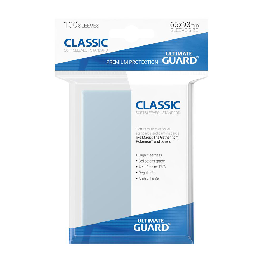 Ultimate Guard Classic Sleeves Standard Size - 100 Sleeves 0
