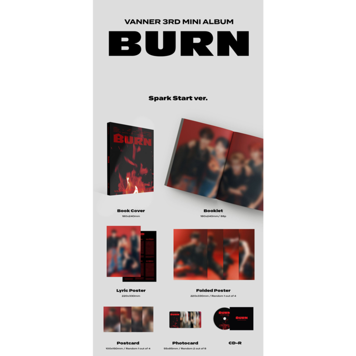 VANNER - BURN (3rd MINI ALBUM)