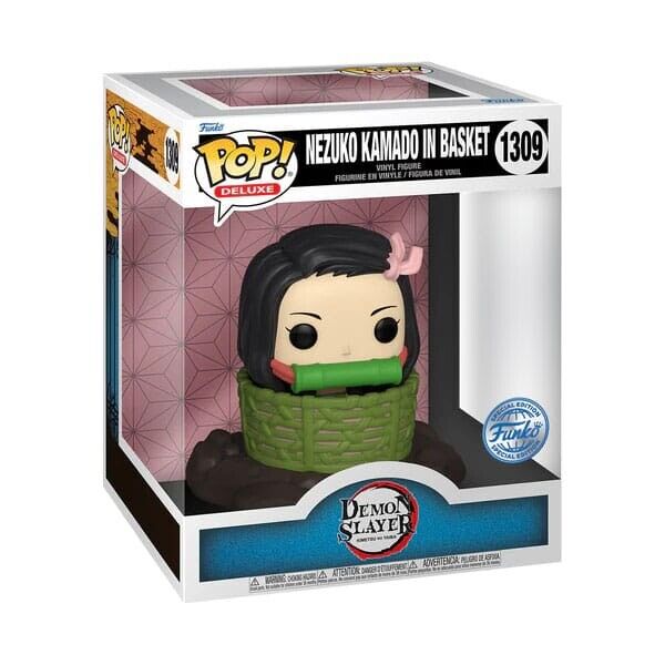 Funko POP! Deluxe Animation Demon Slayer Nezuko in Basket (Special Edition) #1309