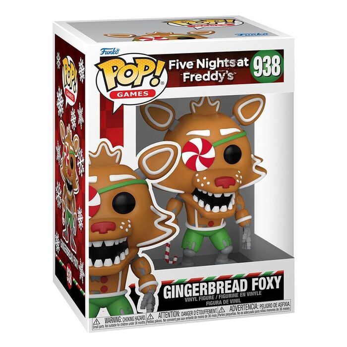 Funko POP! Games Five Nights at Freddy's Holiday Gingerbread Foxy #938